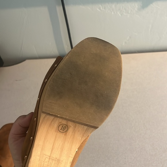 Dolce Vita wood platform mules with suede upper - Picture 6 of 6